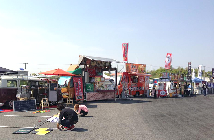 舞洲スポーツアイランド 「舞音楽祭」で、ドネルケバブ販売！（2013/4/29）