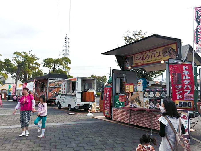 和歌山商工祭：和歌山ビッグホエールでドネルケバブ販売