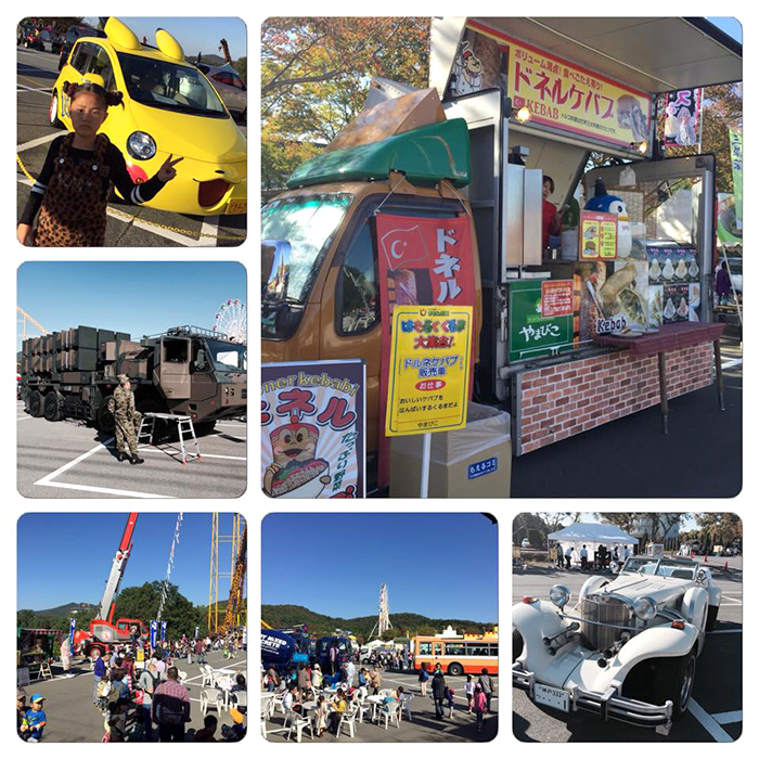 はたらく くるま大集合！：東条湖おもちゃ王国でドネルケバブ販売