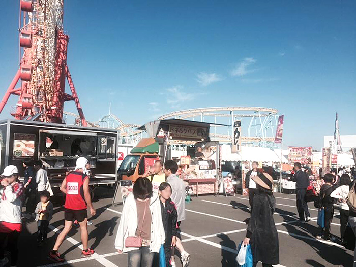 JAZZマラソン：和歌山マリーナシティでドネルケバブ販売