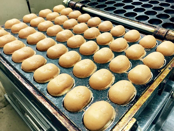 南海河内長野駅でミルク焼き販売