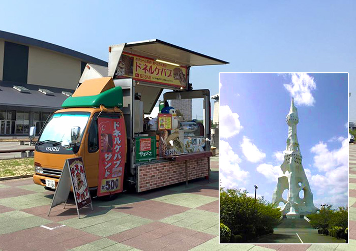 富田林市 パーフェクトリバティー教団 花火大会でドネルケバブ販売