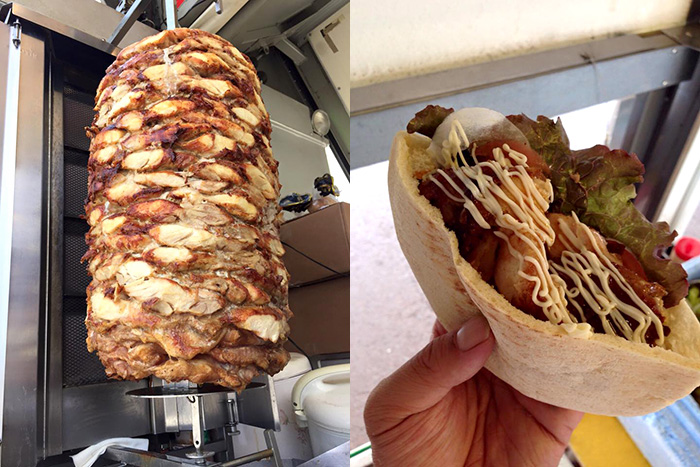 和歌山城 第3回紀州夢祭りでドネルケバブ販売