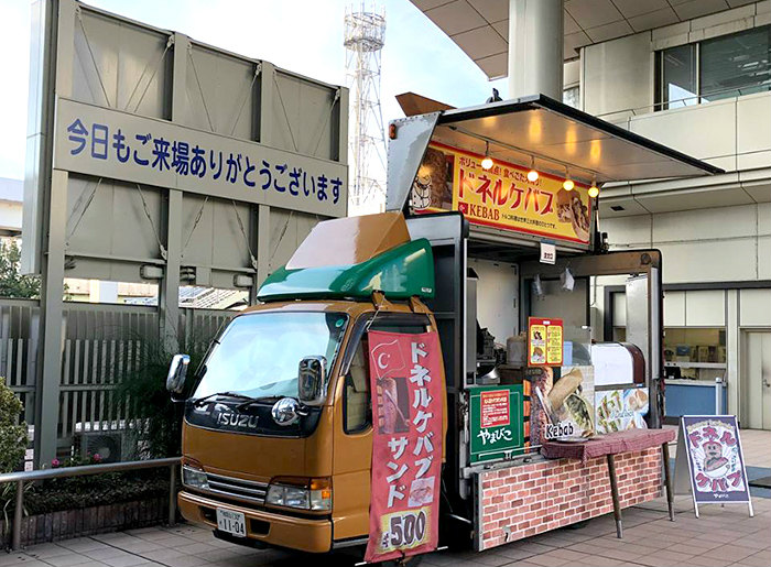 住之江競艇場様でドネルケバブ販売中！